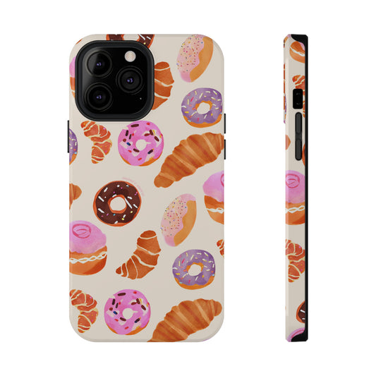 pastries, donuts, sweets phone case, iphone case